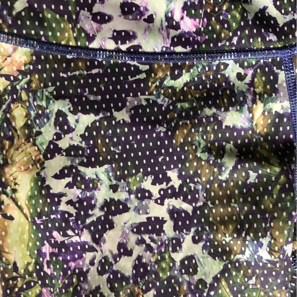 Lululemon Wunder Under Cropped Roll Down Floral Print Leggings - Picture 6 of 9